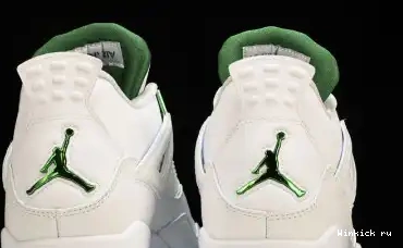 Green Retro 4 Jordan Metallic 0701